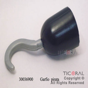 GARFIO PIRATA  LISO x 1